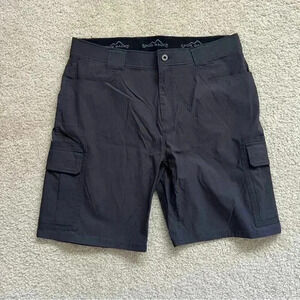 Eddie Bauer Cargo Short Gray Men’s Size 38 Flex Waist Outdoor Active 10” Inseam